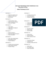 Kelompok Metodologi Riset Kedokteran Dan Penulisan Ilmiah