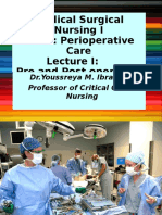 Perioperative Nursing Care