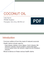 Coconut Oil Presentation
