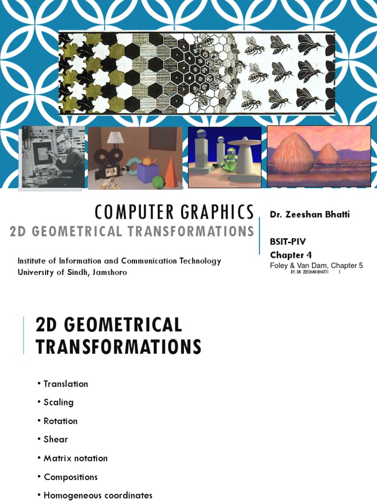 2D Geometric Transformations Overview | PDF | 2 D Computer Graphics ...