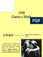 Moda e Hábitos Nas Décadas de 1940 e 1950