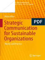 (CSR, Sustainability, Ethics &amp - Governance) Myria Allen (Auth.) - Strategic Communication For Sustainable Organizations - Theory and Practice-Springer International Publishing (2016)