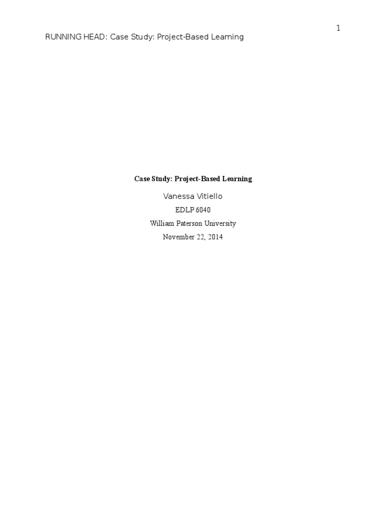 6040 Casestudy Extended Day Program | PDF | Project Based Learning ...