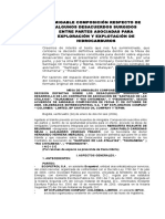 Acuerdo de amigable composición sobre desacuerdos en contratos de asociación petrolera