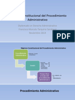 Régimen Constitucional Del Procedimiento Administrativo 2016-1