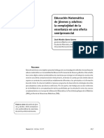 Educación Matemática de jóvenes y adultos