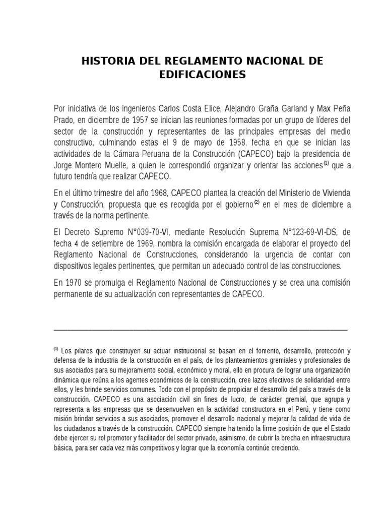 Historia Del RNE | PDF | Perú | Regulación