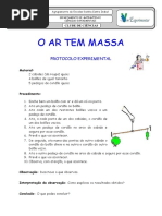 Protocolo "O Ar tem Massa"