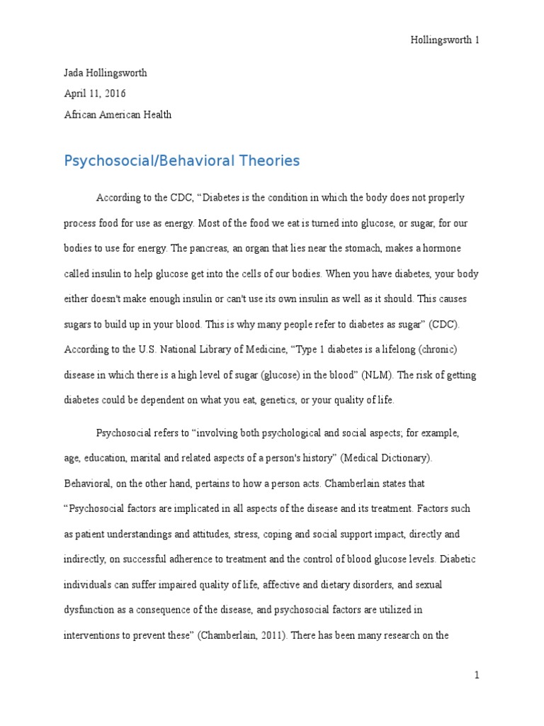 type 1 diabetes essay conclusion