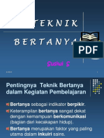 Pertemuan 4 - Teknik Bertanya Dalam Pembelajaran (Susiwi) PDF