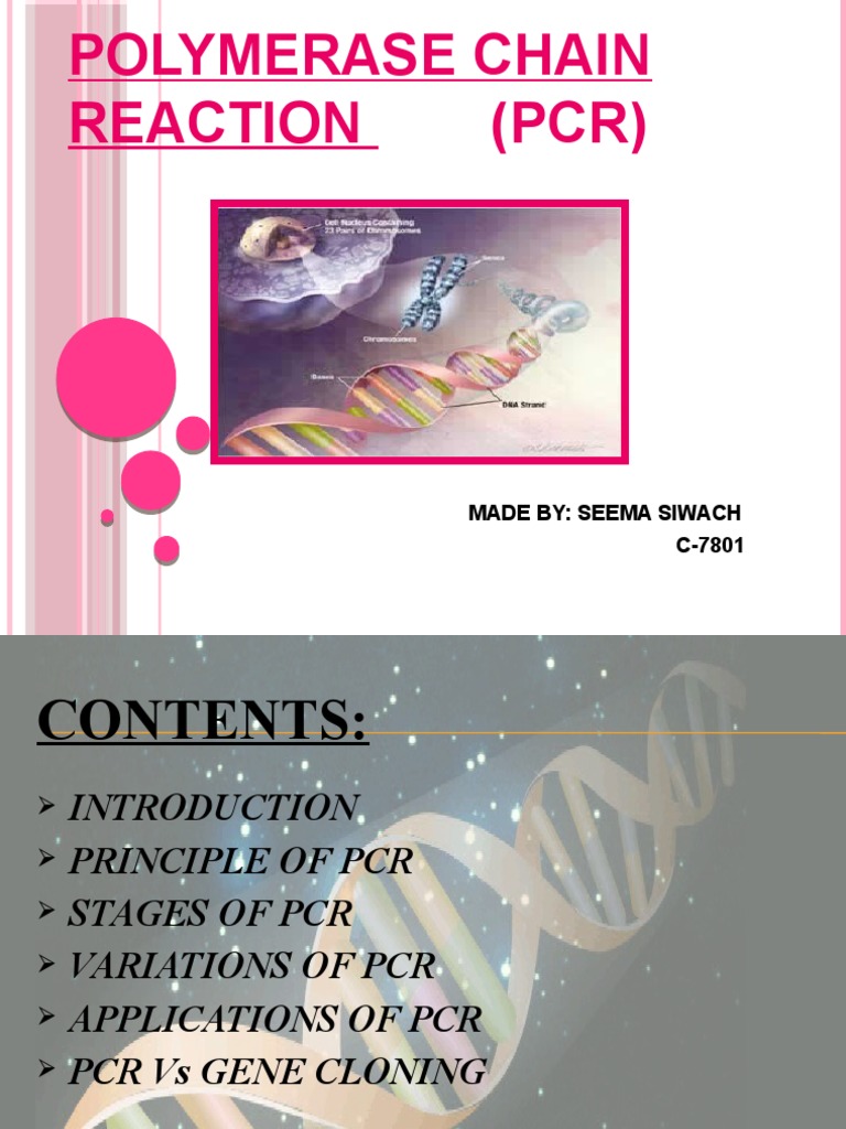 Understanding Polymerase Chain Reaction | PDF | Science & Mathematics ...