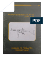 Manual de Instrução Metralhadora Mt Calibre .40 s&w