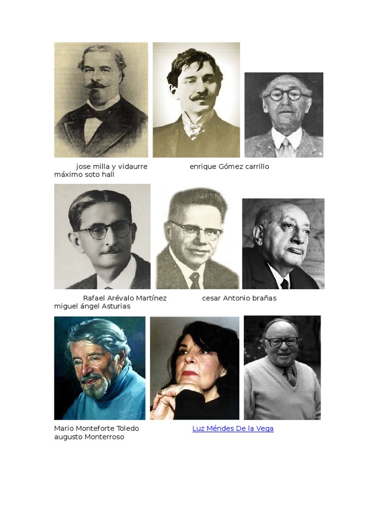 Jose Milla y Vidaurreenrique Gómez Carrillo Máximo Soto Hall | PDF