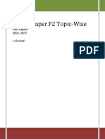 ACCA F 2 Managment Accountant Topic Wise Q A PDF