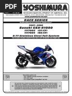 Suzuki Gsxr 1000 2007- 08 Anular Escape