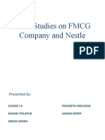 Presentation On FMCG Sector (HLL) and Nestle