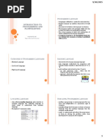 Introduction To Programming and Flowcharting