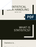Statistical Data Handling Guide