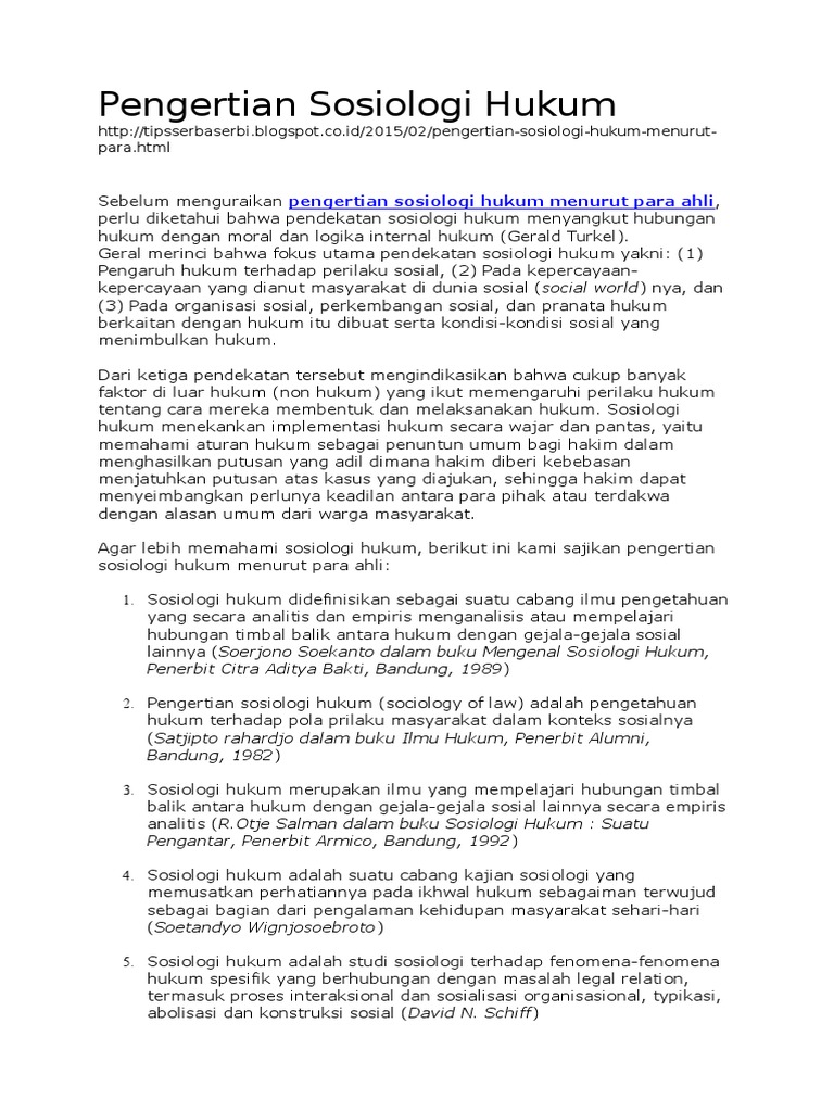 Buku Sosiologi Hukum Satjipto Rahardjo Pdf Ilmusosial Id
