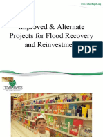 Improved & Alternate Projects For Flood Recovery and Reinvestment