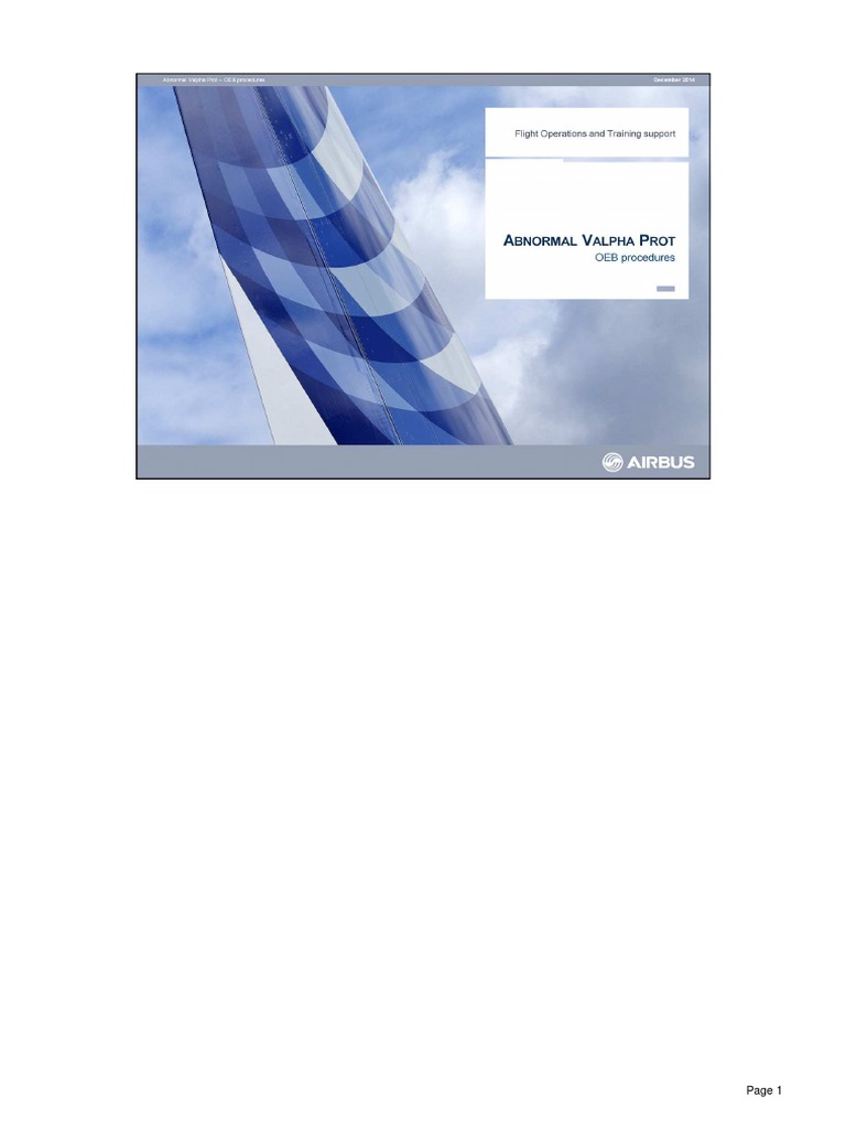 Abnormal V Alpha Prot-OEB Procedures-With Comments | PDF | Aerospace ...