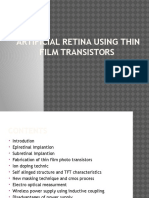 Artificial Retina Using Thin Film Transistors: Presented by Y.Mounisha 12W51A04A0