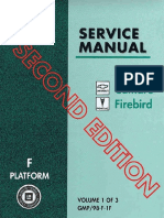 1998 Chevrolet Camaro & Pontiac Firebird Service Manual Volume 1