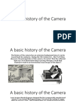 a basic history of the camera