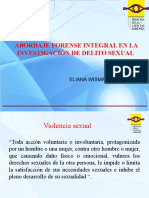 Abordaje Forense Integral en La Investigación de Delito Sexual