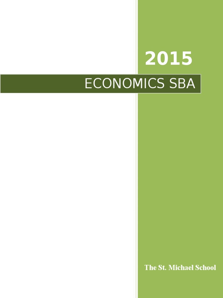 Economics Sba Guideline Logic Employment