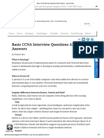 Basic CCNA Interview Questions AND Answers Sysnet Notes