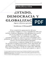O`DONELL - Estado, democracia y globalizacion