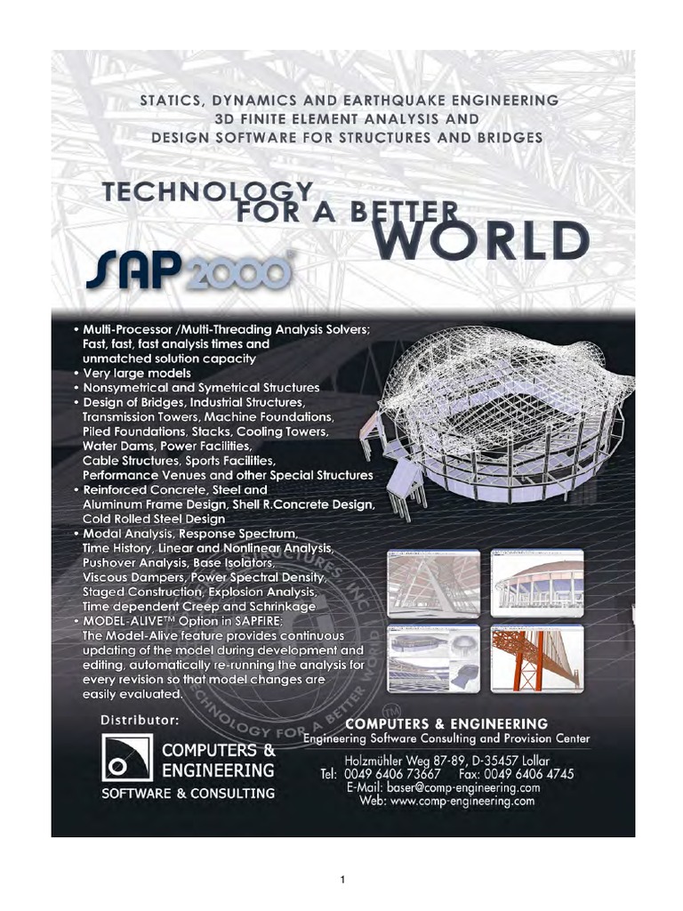 Catalogo SAP2000 V15 | PDF | Buckling | Graphics Processing Unit