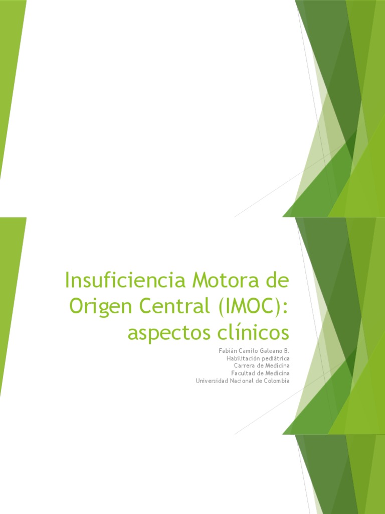 IMOC Clasificación y Clínica | PDF