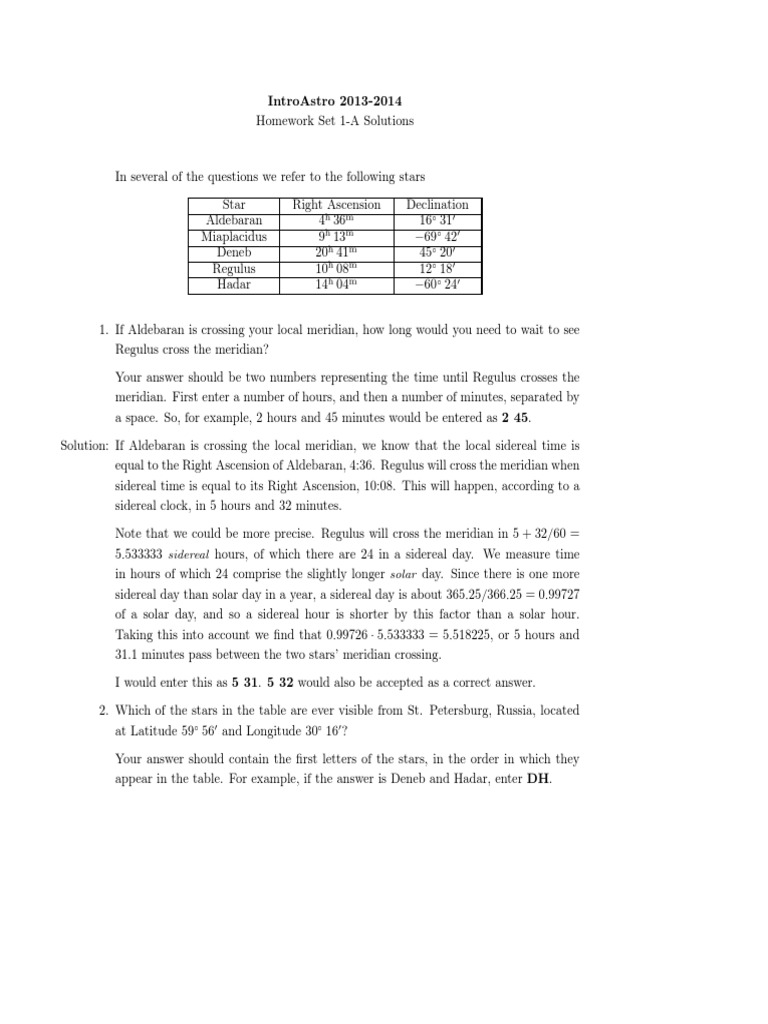 LECTURE TUTORIAL FOR INTRODUCTORY ASTRONOMY ANSWERS intelligence overview