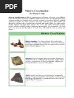 Mineral Classification