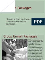 Group Umrah Packages Customized Umrah Packages