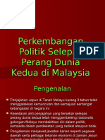 50090913 Perkembangan Politik Selepas Perang Dunia Kedua Di Malaysia