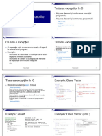 Curs 09 - Exceptii PDF