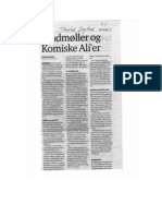 Egon Bennetsen:"Vindmøller Og Komiske Ali'er" Thisted Dagblad 04.05.2010