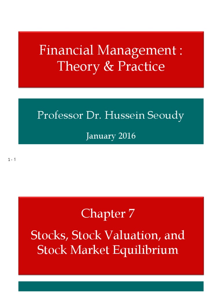 Chapter 7 Stock Valuation Download Free Pdf Preferred Stock Stocks