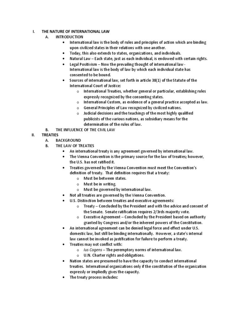 Understanding International Law Principles | PDF | Treaty | Arbitration