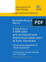 Case study of Solar PV power plant