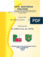 Otitis Eksterna Maligna: Dr. Zalfina Cora, Sp. THT-KL