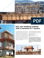 KLK: The Climbing Scaffold With 5 Functions in 1 System