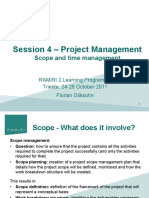 Session 4 - Project Management: Scope and Time Management