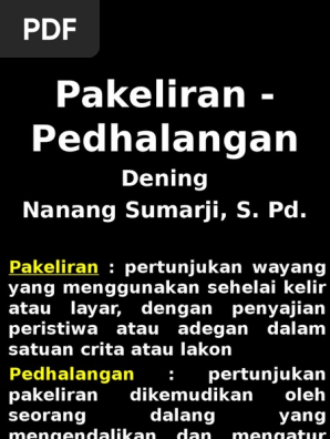 Pewayangan