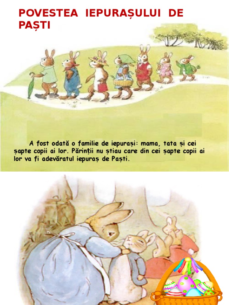 Povestea Iepurasului De Pasti Ppt
