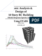 Seismic Analysis &  Design of   10 Story RC Building
