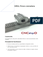 Pinion Cremaliera